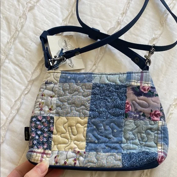 NWT Handmade Quilted Patchwork Shoulder Bag - Picture 3 of 10